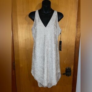 Women's vintage y2k COPE Cream slip cocktail Dress